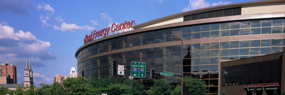 Multi-purpose arena in a city Xcel Energy Center St Paul Minnesota USA Canvas Art - Panoramic Images (6 x 18)