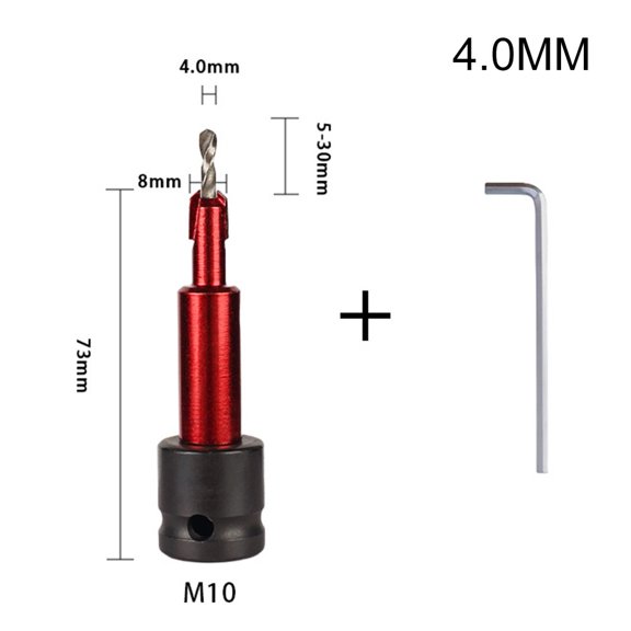 Multi-purpose countersink drill drilling hole M10 threaded cone hole drill