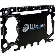 Multi purpose survival Pocket tool - 43 in 1 - credit card wallet size Ninja Multitool Black