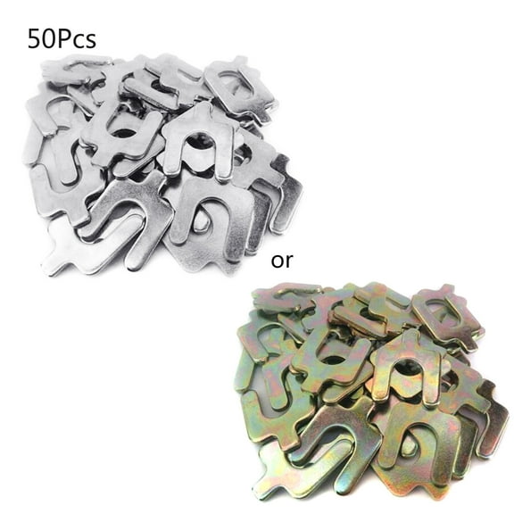 50-Piece Four-wheel Positioning Adjustment Washer U-type Plug Gasket Four Wheel Alignment Insert U-shaped Shims