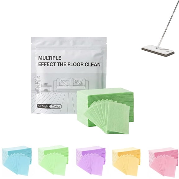 Multi-surface Floor Cleaning Tablets, 100 PCS Floor Cleaning Tablets for Mopping, Instant High-Gloss Shine for Home Surfaces, For Wood Floors Ceramic Tile Marble (D)