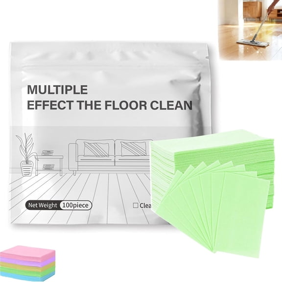 Multi-surface Floor Cleaning Tablets, 100 PCS Floor Cleaning Tablets for Mopping, Instant High-Gloss Shine for Home Surfaces, For Wood Floors Ceramic Tile Marble