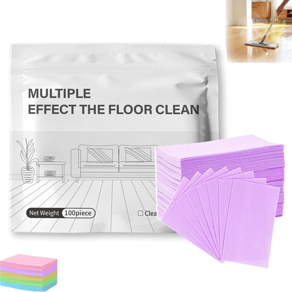Multi-surface Floor Cleaning Tablets, 100 PCS Floor Cleaning Tablets for Mopping, Instant High-Gloss Shine for Home Surfaces, For Wood Floors Ceramic Tile Marble