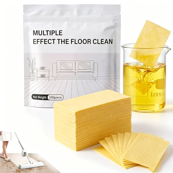 Multi-surface Floor Cleaning Tablets, Floor Cleaning Tablets Multi- Surface Cleaner, Multiple Effect the floors Clean, Concentrated Cleaner for Hardwood, Tile, Laminate & More