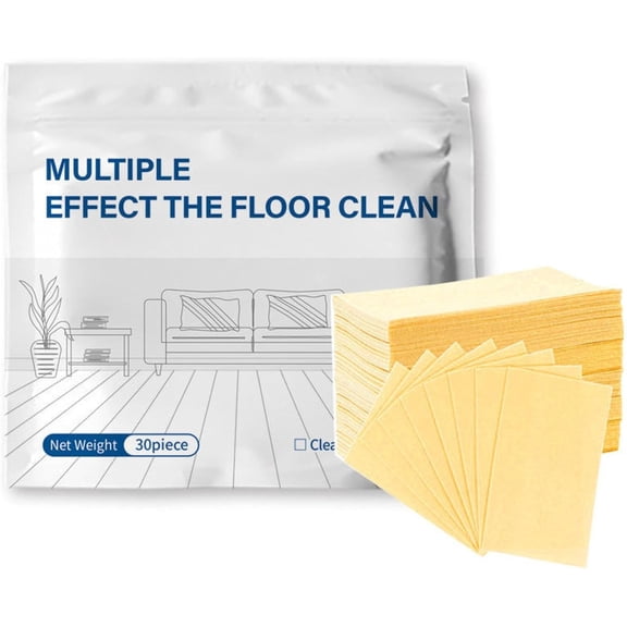 Multi-surface Floor Cleaning Tablets, Floor Cleaning Tablets Multi- Surface Cleaner, Multiple Effect the floors Clean, Concentrated Cleaner for Hardwood,Tile,Laminate & More (Yellow-100 pcs)M