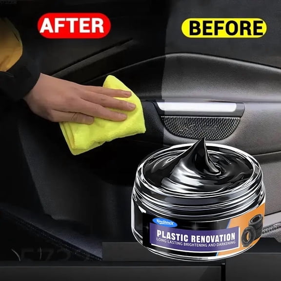Multi-surface Plastic Restoring Polish Wax Long Lasting Shine Renovator Anti-Aging Coating For Car Motorcycle Bike Plastic Parts