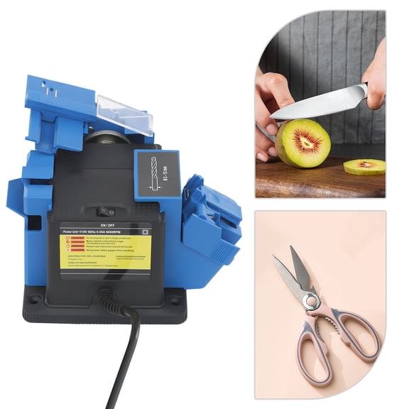 Multi-task Electric Sharpener Scissor Drill Bit Grinding Sharpening Machine for Homes, Restaurants, Auto Repair Shop