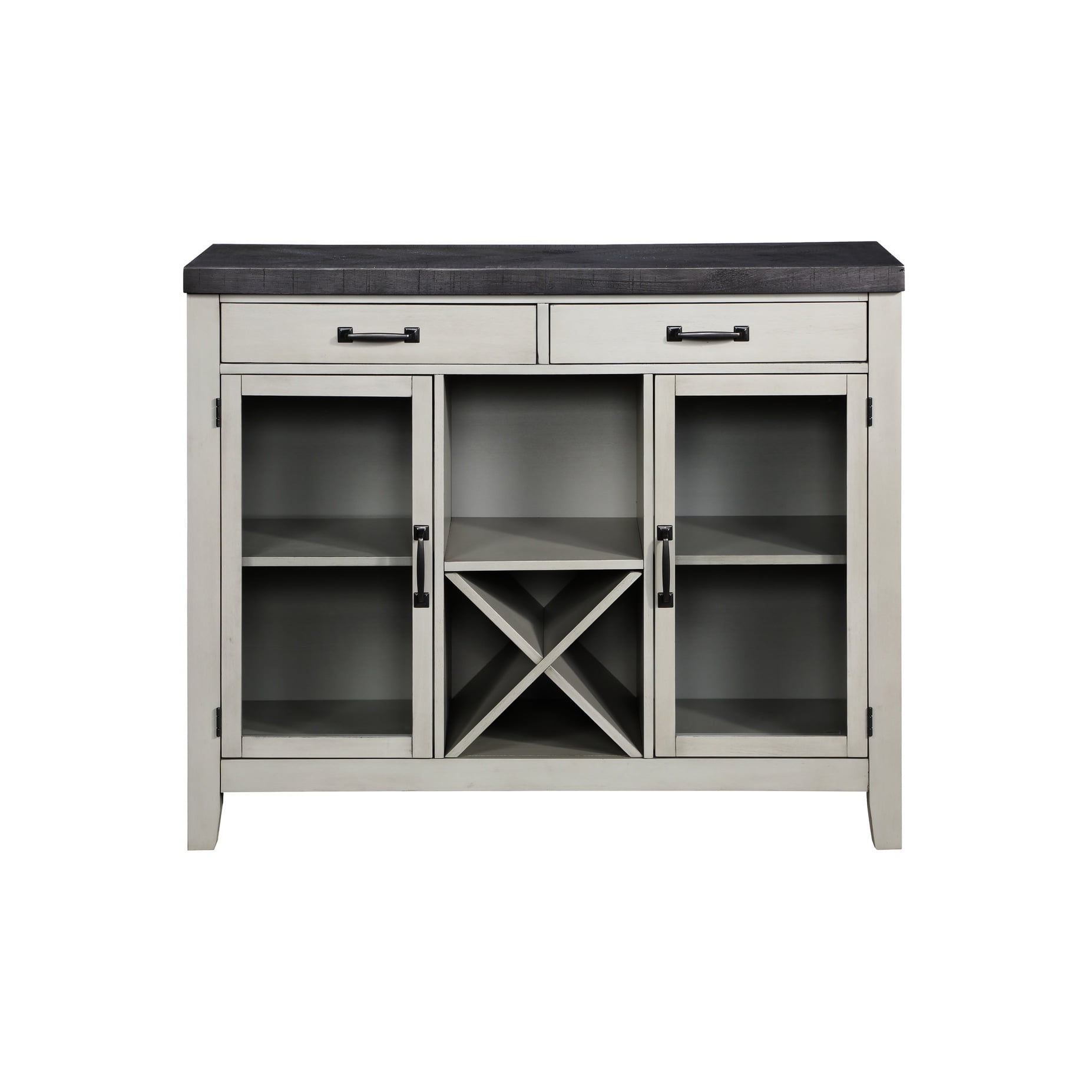Multi - tone Finish - Magnetic Glass Doors & Adjustable Shelving - Home ...