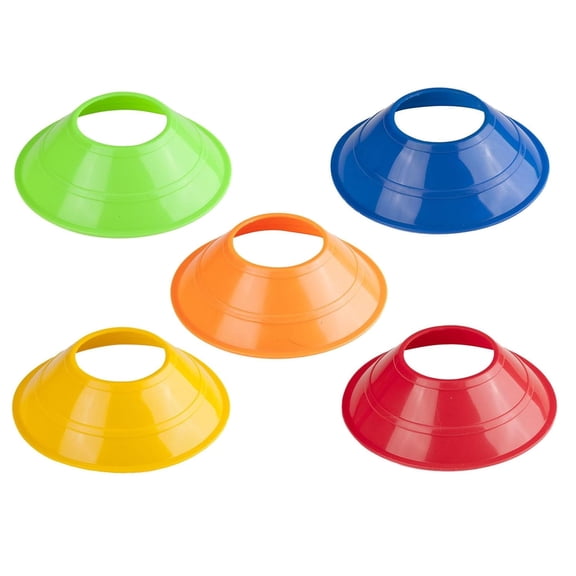 Multi use Mini Soccer Cone Set of 4 for Football, Mini Soccer Cone Marker for Sports & Training