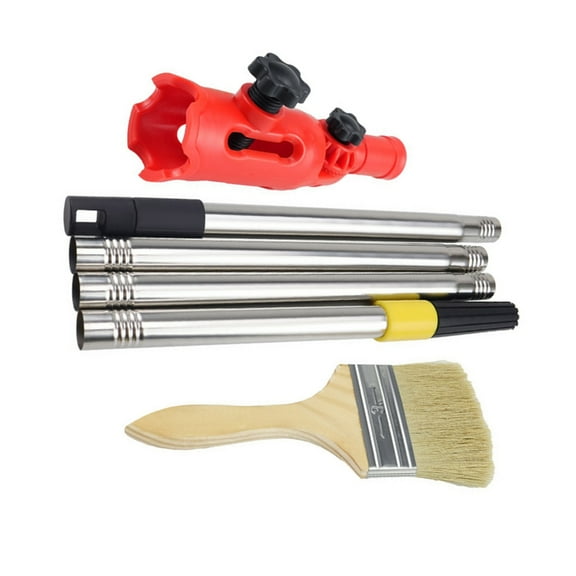 MultiAngle Paint Brush Extender with Rotating Head Paint Edger Tool Extension Poles Attachment Holder With Paint Brush