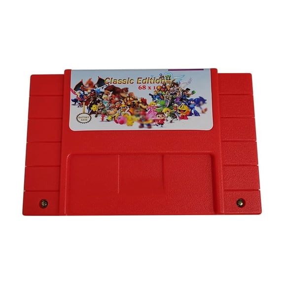MultiCart 68-in-1 Game Cartridge, SNES, Super Nintendo [Physical]
