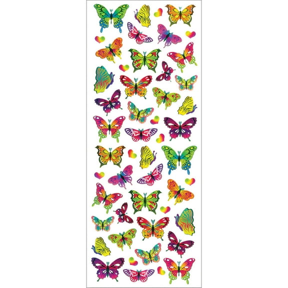 MultiCraft Foil Stickers-Butterfly Blend