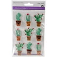 thumbnail image 1 of Multicraft Imports SS802-P 6 x 4.25 in. Handmade 3D Big Icon Stickers - Cactus, 1 of 2