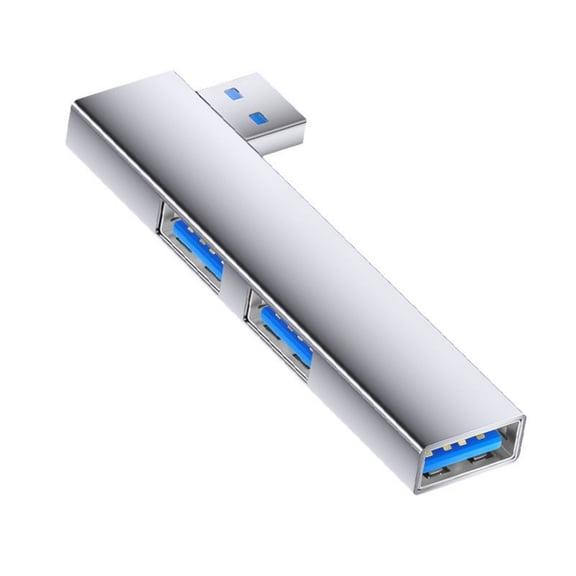 MultiDevice Angled USB3.0 Hubs Support OTG Smartphone for Laptop Tablets
