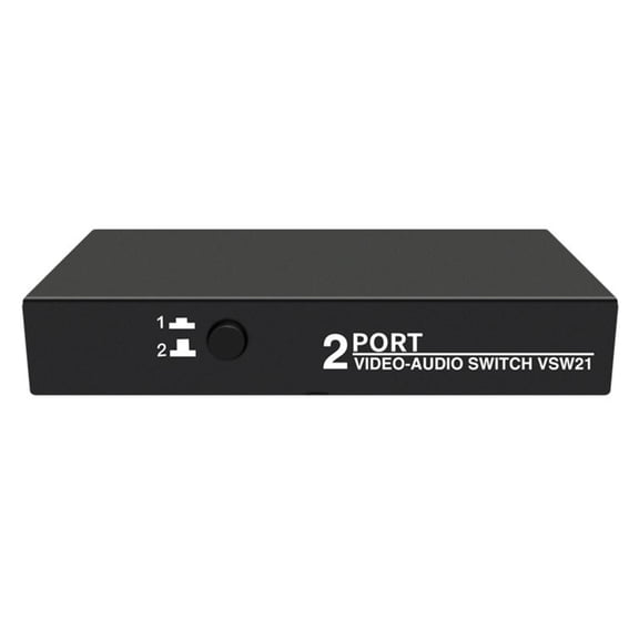 MultiDevice Compatible AV Switcher Compactly Video Switchers Splitter for Professional and Home Theater Use
