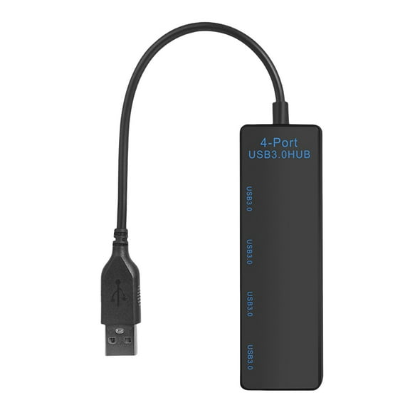 MultiDevice USB3.0 Hubs 4Port USB Splitter for Desktop Laptop Enables Fast Data Transfer Charging Connectivities