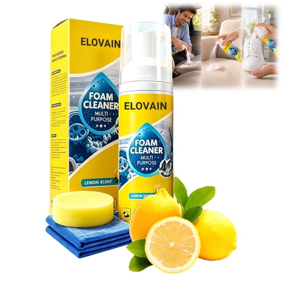 MultiEnzyme Foam Cleaner – Deep Clean Car, Kitchen, Bathroom & Sofa, Foam Action, Grease Remover, All-Purpose Spray(1PC)