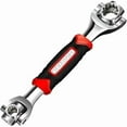 thumbnail image 1 of DEKEones 52 In 1 MultiFunction Socket Wrench With Rotating Head And Rubber Handle Spanners For Easy Repairs On Bicycles Cars And More, 1 of 7