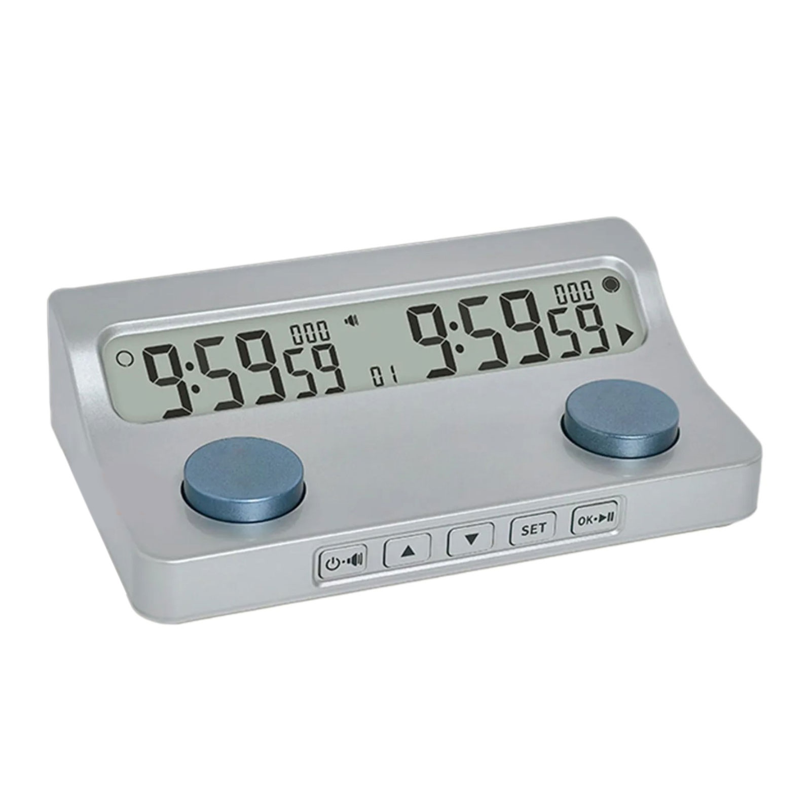 MultiFunction Game Timer Digital Chess Clock Portable Chess Timer Count ...