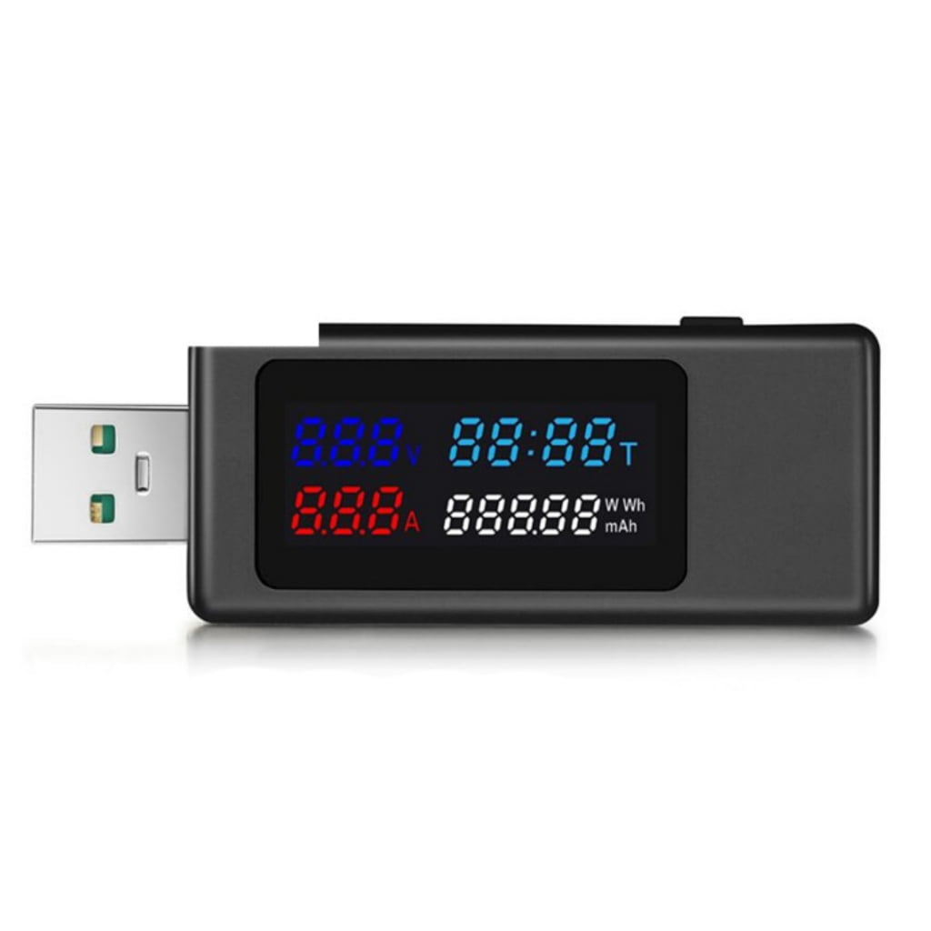 MultiFunction USB Power Meter USB Multimeter Voltage Current Tester for ...