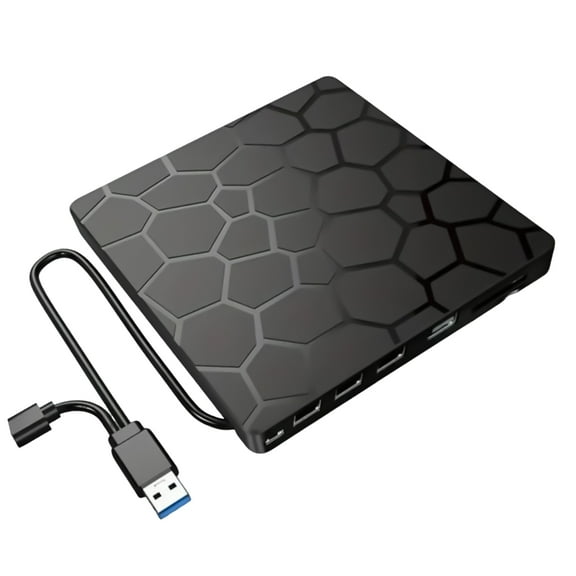 MultiFunction USB Type C Disc Burners Disc Writer for Office or Travel Use Multimedia Enjoyment Professional Use