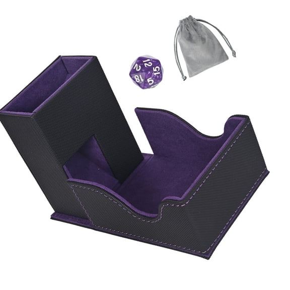 MultiFunctional Foldable Dices Rolling Tower Water Resistant Materials for Organized Gaming Setup