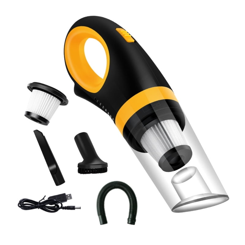 MultiFunctional Hand Vacuum, 6000PA USB Powered Car Vacuum Cleaner Quick Clean Up Tool for Pet Hair, Crumb, Debris