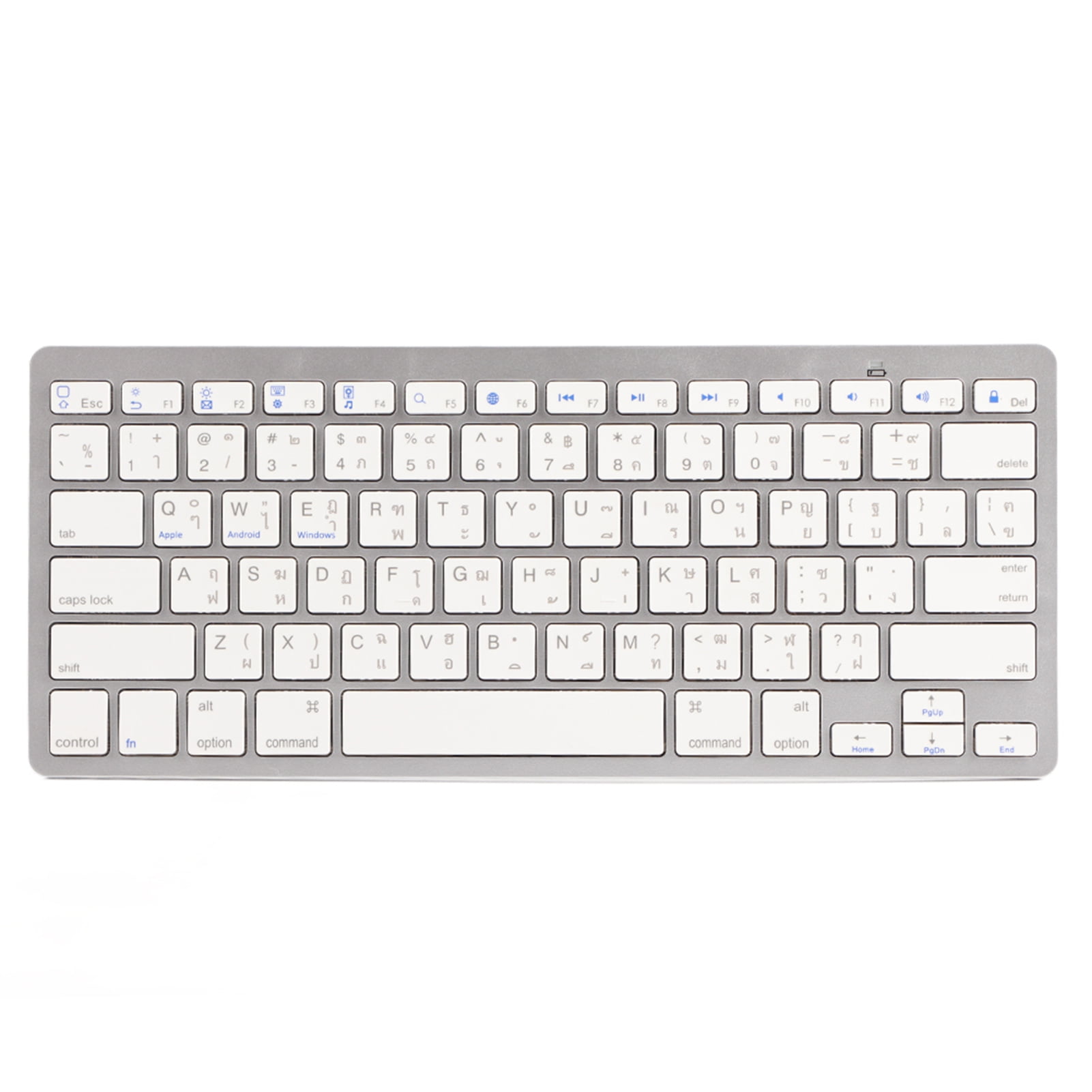 MultiFunctional Thai UltraThin Wireless Bluetooth Keyboard For WindowS ...