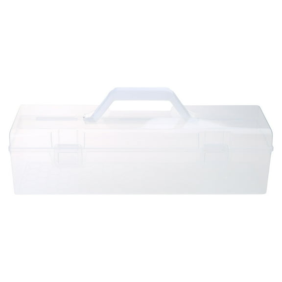 MultiFunctional Tool Box Clear Container for Fishing Gear, Arts and Crafts Materials, for Storing and Transporting