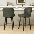MultiHaven 26'' Bar Stools Set of 2,Swivel Counter Height Bar Stool ...
