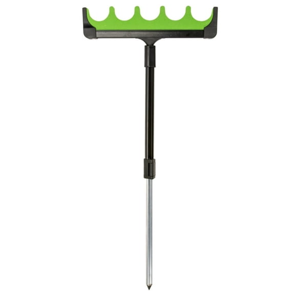 MultiHole Fishing Rod Holder Fishing Rod Rest Head Bracket with Banks Stick Adjustable Fishing Stand Easy to Install