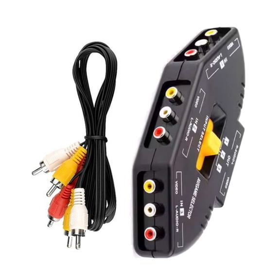 MultiInput Video Video Switcher Box Video Splitter Compactly Design Easy Setups For Homes Theaters And Gaming Consoles