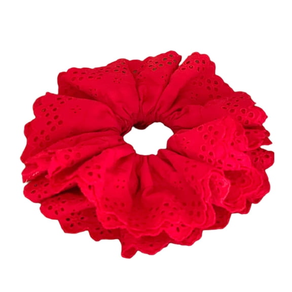 MultiLayer Lace Hair Scrunchy Women Hair Buns Hair Elastics Scrunchies Female Headwear Girl Hair Styling Ornaments
