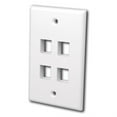 thumbnail image 1 of VANCO 820104 Keystone 4 Port Wall Plate, 1 of 2