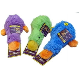 Multipet Plush Stuffed Duck Dog Toy with Squeaker Yellow Large Walmart