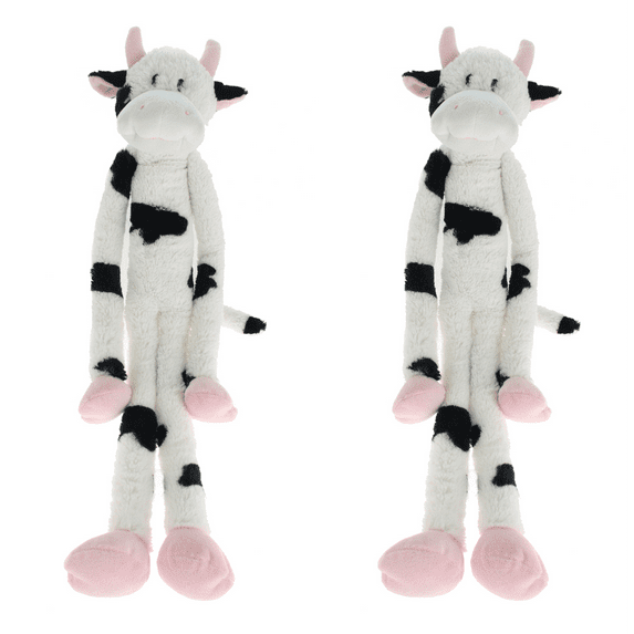 MultiPet Swingin Slevins Dog Toy Size:Cow Pack of 2