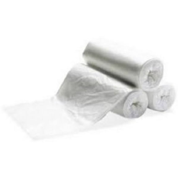 MultiPlast Systems High-Density Can Liners, 40-Gallon, 40" x 48", 16 mic, 0.63 mil, Clear, 25 Bags Per Pack, Case Of 10 Packs