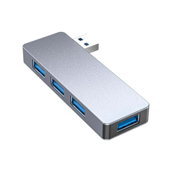 MultiPort USB3.0 Hubs Super Speed Adapters Plugs And Play For Computer Keyboards External Hard Drive