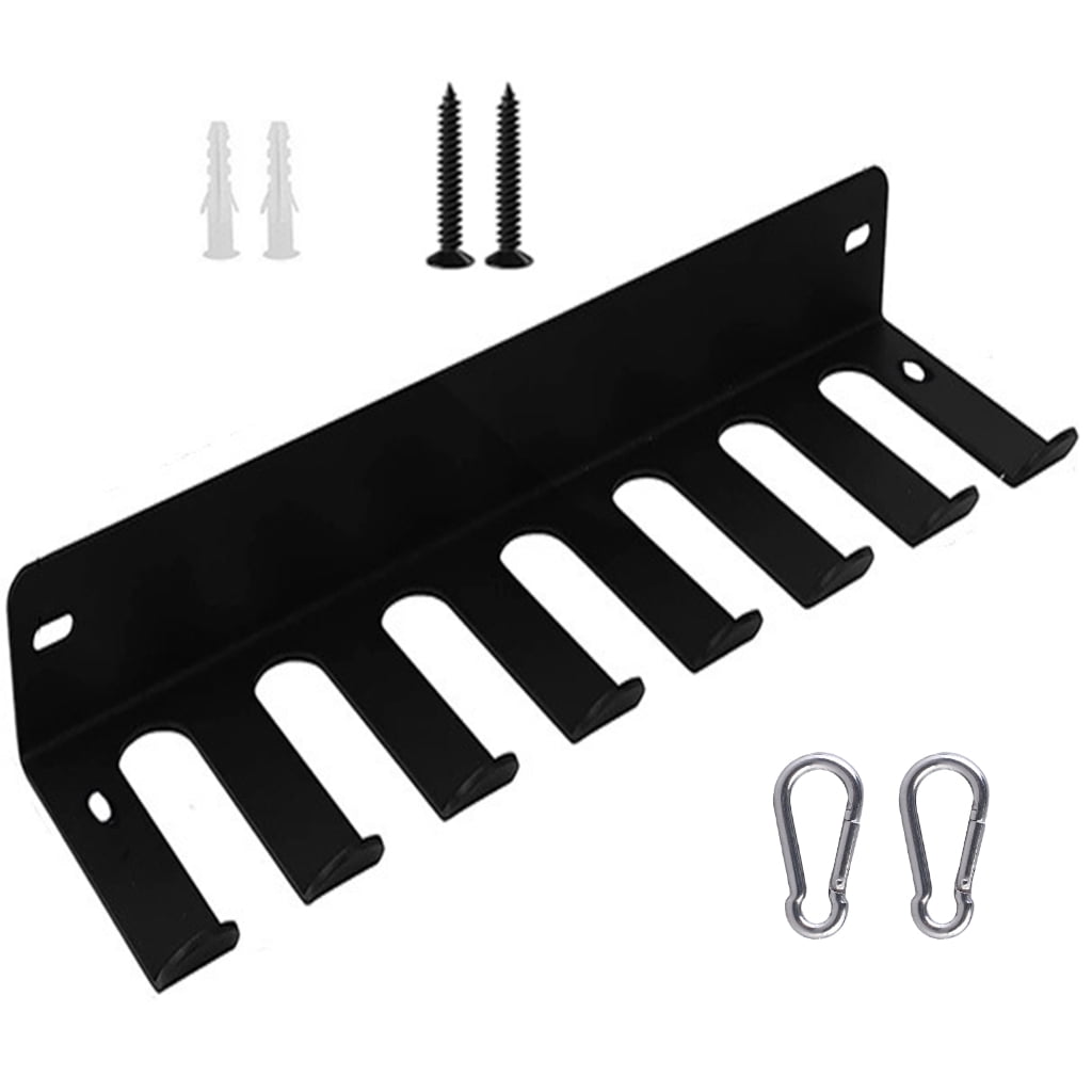 MultiPurpose Barbell Rack Wall Mount Gym Rack Resistance Bands Storage ...