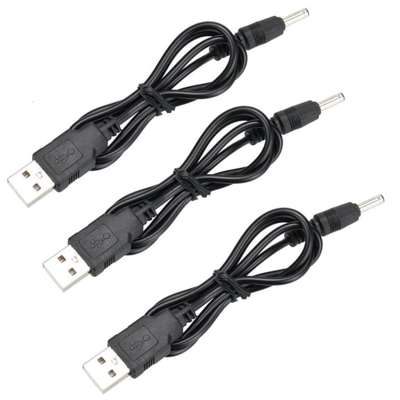 MultiPurpose DC3.5x1.35mm Charging Adapter Cable for Fan Thermometers Mobile PowerBanks Reliability Performances 39.37inches