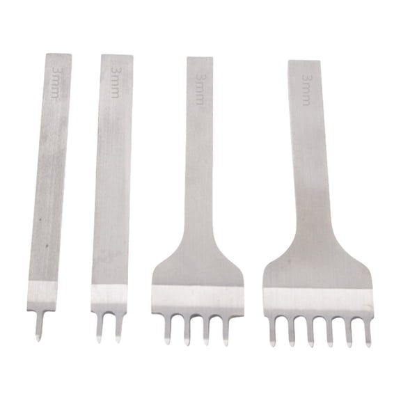 MultiPurpose Steel Chisels Leather Hole Punches Tool Design For Leather Crafting Projects And Detailed Artwork Fork Punches