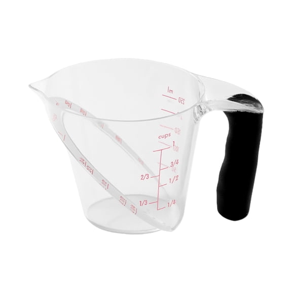 MultiPurpose Transparency Angled Measuring Cup With Bold Measurement Lines For Everyday Kitchen Tasks Cooking Accessory