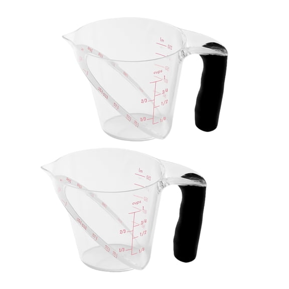 MultiPurpose Transparency Angled Measuring Cup With Bold Measurement Lines For Everyday Kitchen Tasks Cooking Accessory