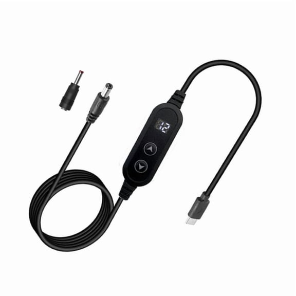 MultiPurpose USB C To Dc5525 Adapter Cable Adjustable 5V 20V Output PD Fast Charging