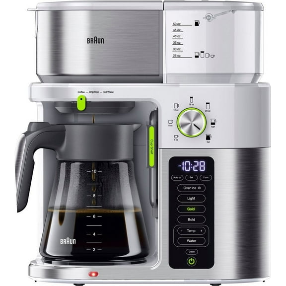 MultiServe Drip Coffee - White/Stainless Steel