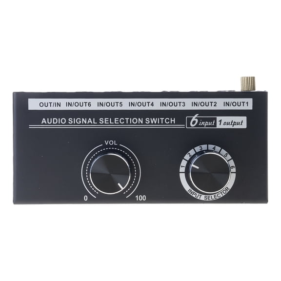 MultiSource Sound Switcher Featuring Losslessly Designs And User Friendly Interfaces for Speakers,Headphone,Subwoofer