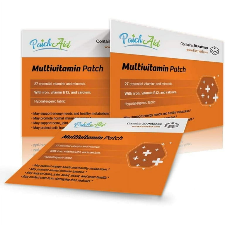 MultiVitamin Plus Topical Patch by PatchAid (12-Month Supply