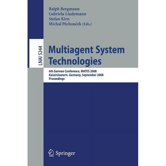 Multiagent System Technologies, (Paperback)