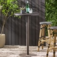 thumbnail image 1 of Multibrown Wicker Bar Table - Weather - Resistant Features - Outdoor Fire Pit - Offer a Place to Keep Fire - Related Items, 1 of 6