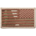 thumbnail image 1 of Multicam Camouflage - Reversed US Flag Patch with Hook Back USA Made, 1 of 1